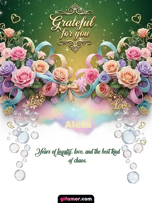 Grateful for you! IV Alexa