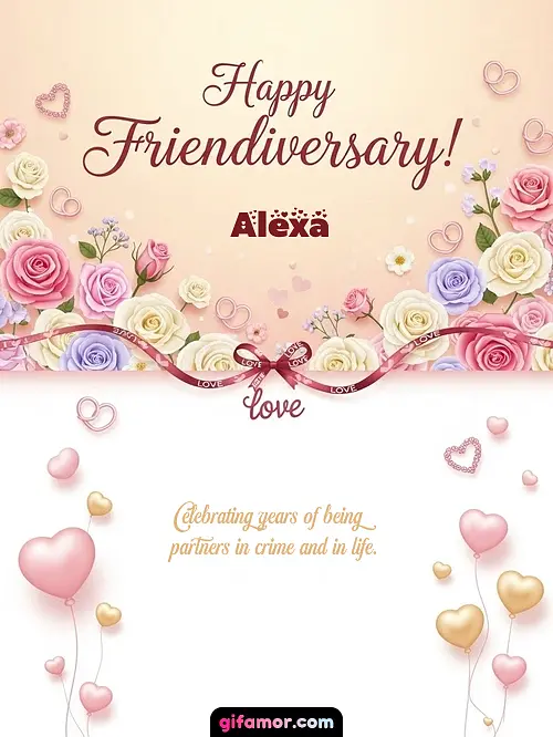 Happy friendiversary! Alexa