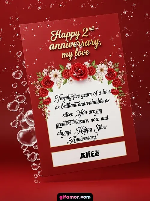 Happy 2st anniversary, my love II Alice