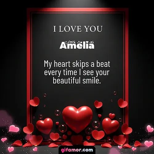 I love you I Amelia