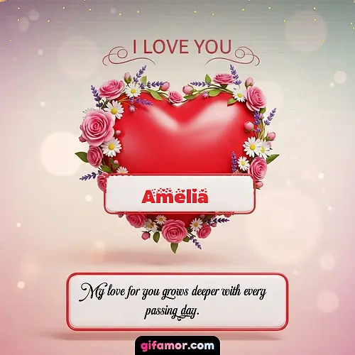 I Love You XXI Amelia