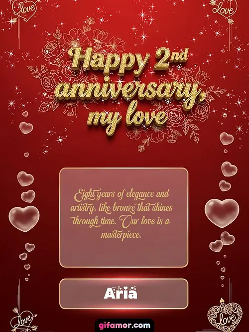 Happy 2st anniversary, my love III Aria
