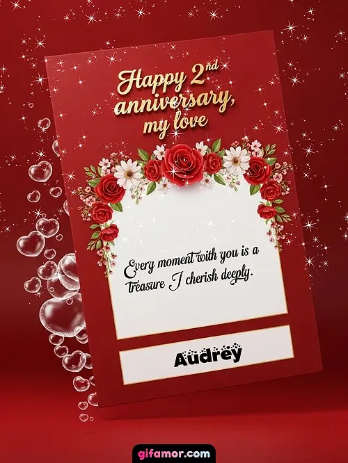 Happy 2st anniversary, my love II Audrey