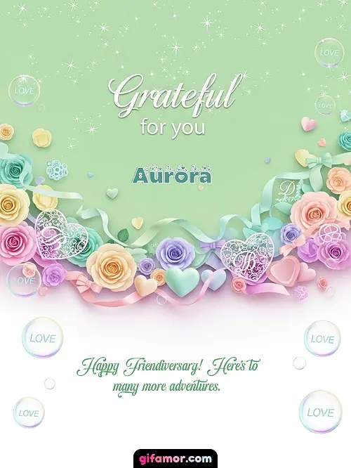 Grateful for you! III Aurora