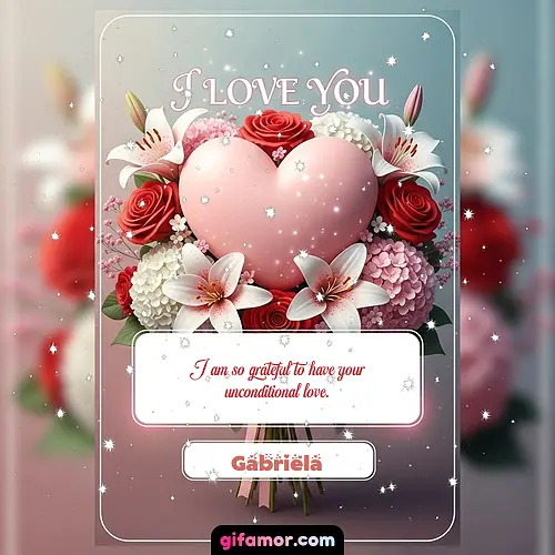 I Love You XIII Gabriela