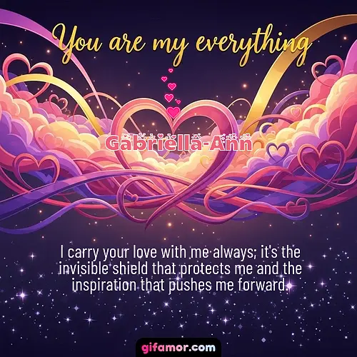 You are my everything	II Gabriella-Ann