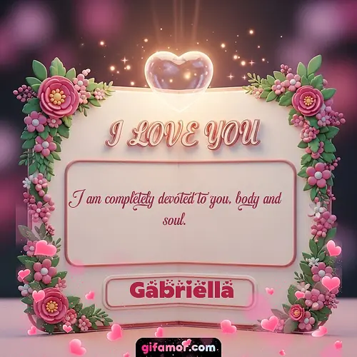 I Love You XII Gabriella