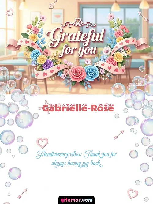Grateful for you I Gabrielle-Rose