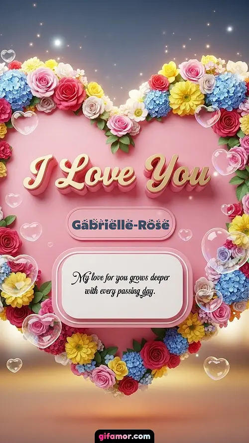 I Love You XXIX Gabrielle-Rose