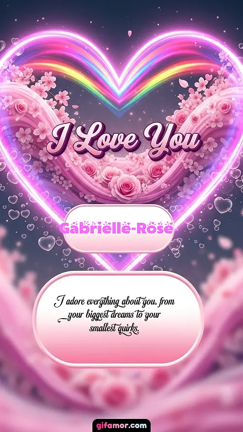 I Love You XXVIII Gabrielle-Rose