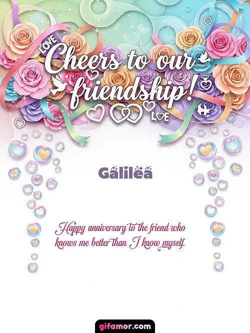 Cheers to our friendship! Galilea