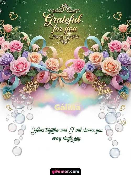 Grateful for you! IV Galina