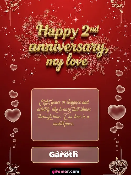 Happy 2st anniversary, my love III Gareth