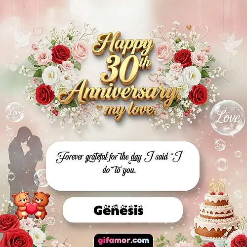 Happy 30th anniversary, my love Genesis