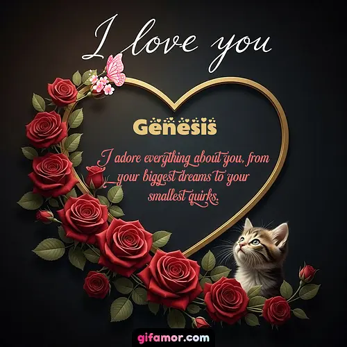 I love you Genesis