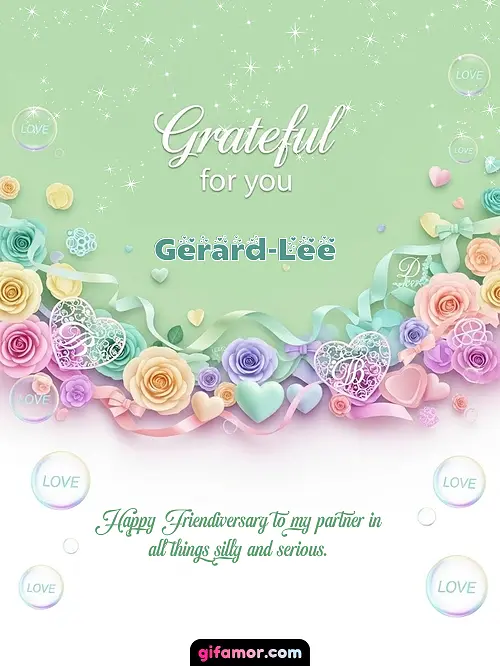 Grateful for you! III Gerard-Lee