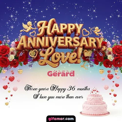 Happy one month anniversary, love! Gerard