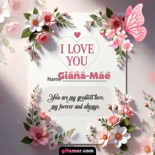 I love you IV Giana-Mae