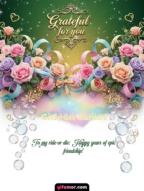 Grateful for you! IV Gideon-James