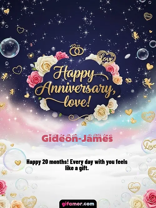 Happy anniversary, love! II Gideon-James