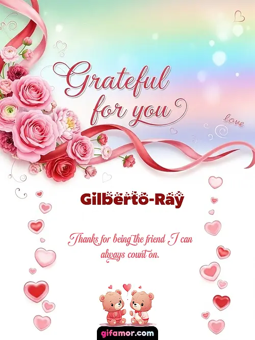 Grateful for you! II Gilberto-Ray