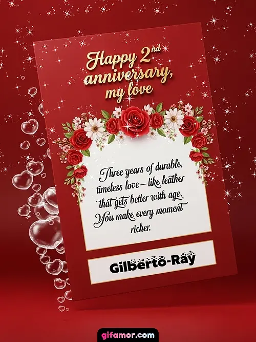 Happy 2st anniversary, my love II Gilberto-Ray