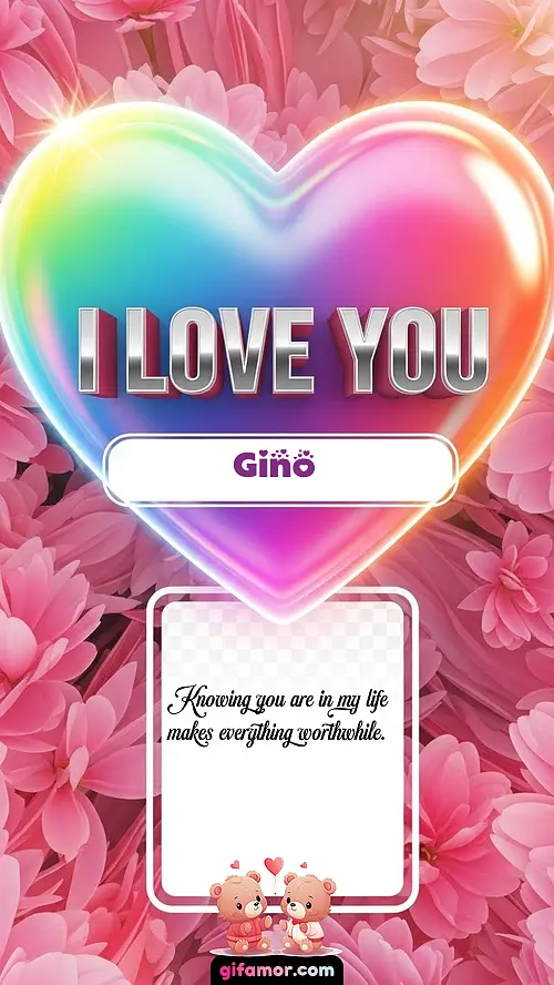 I Love You XXVII Gino