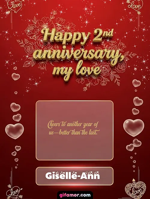 Happy 2st anniversary, my love III Giselle-Ann