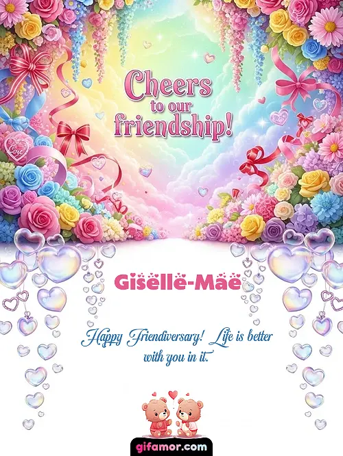 Cheers to our friendship! I Giselle-Mae