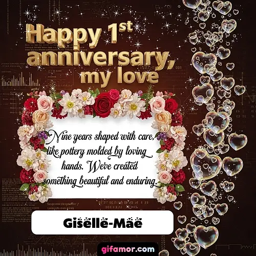 Happy 1st anniversary, my love IV Giselle-Mae
