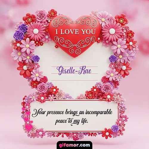 I Love You IX Giselle-Rae