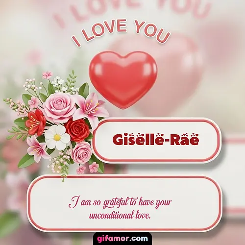I Love You XI Giselle-Rae