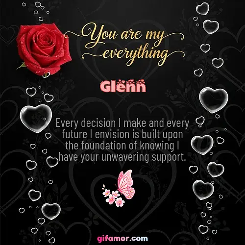 You are my everything I Glenn