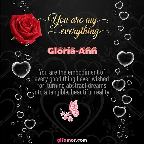 You are my everything I Gloria-Ann