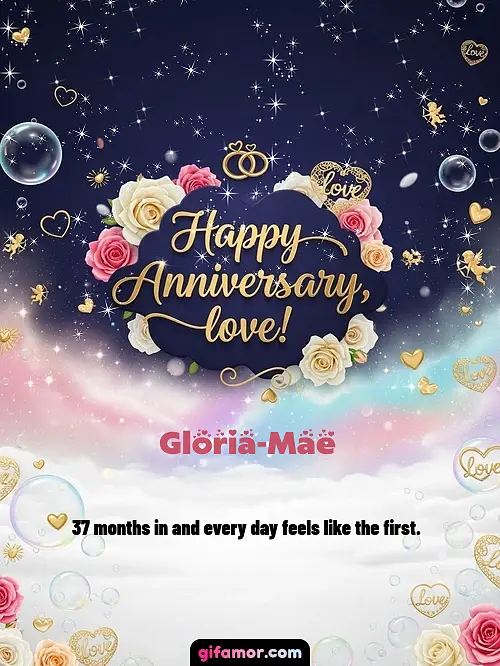 Happy anniversary, love! II Gloria-Mae