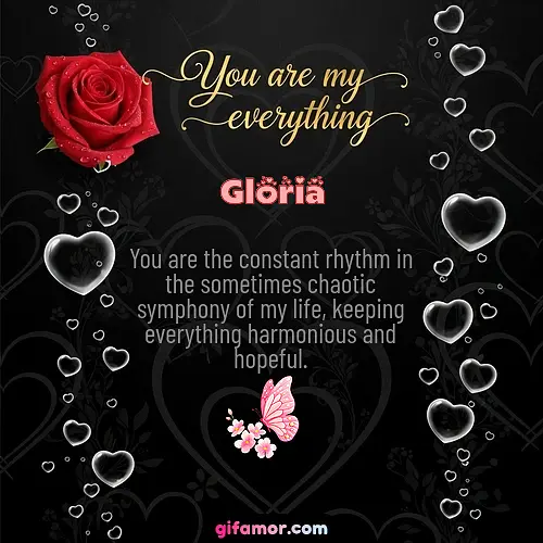 You are my everything I Gloria