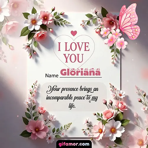 I love you IV Gloriana