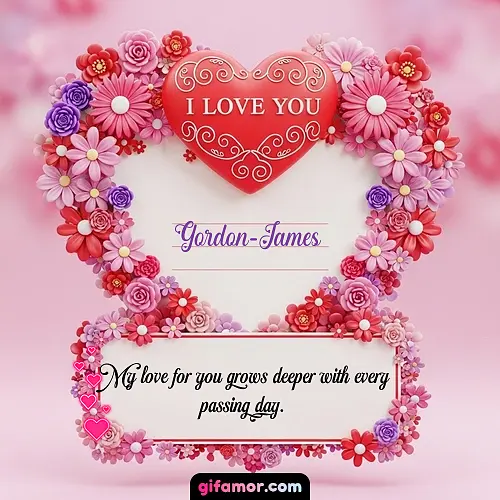 I Love You IX Gordon-James