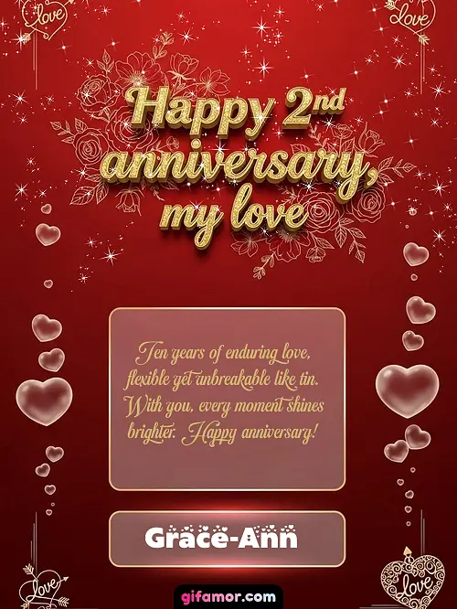Happy 2st anniversary, my love III Grace-Ann