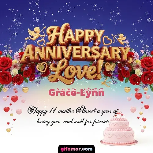 Happy one month anniversary, love! Grace-Lynn