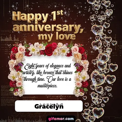 Happy 1st anniversary, my love IV Gracelyn