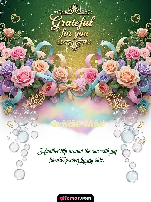 Grateful for you! IV Gracie-Mae