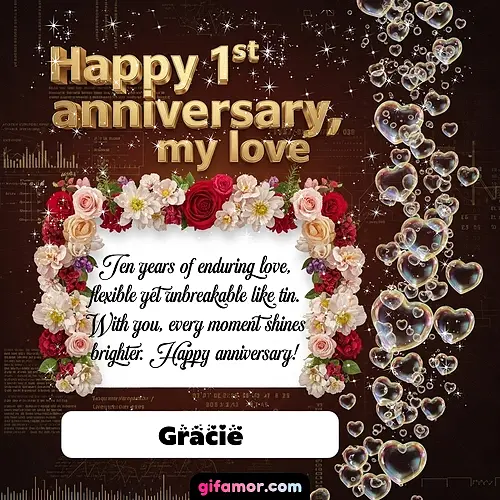 Happy 1st anniversary, my love IV Gracie