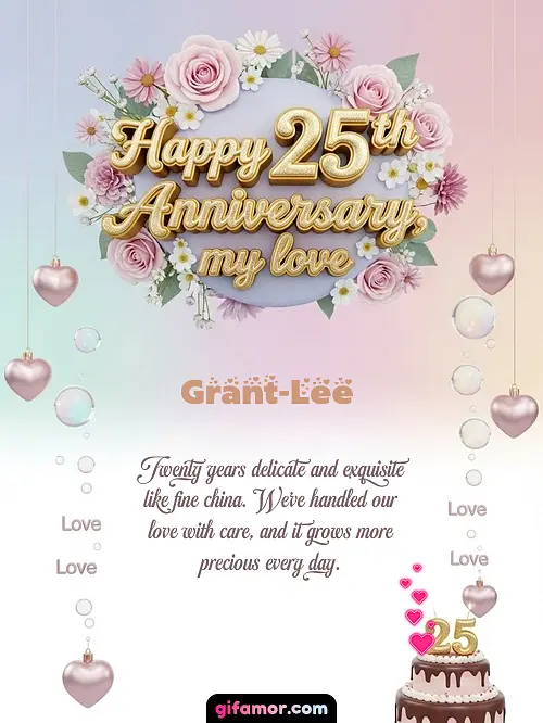 Happy 25th anniversary, my love Grant-Lee