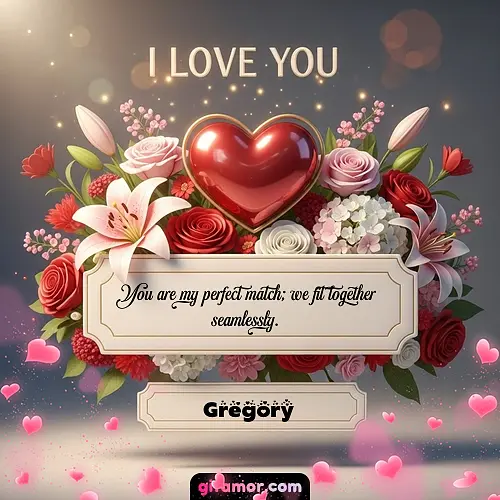 I Love You XIX Gregory