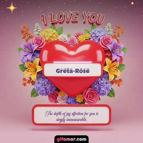 I Love You XX Greta-Rose