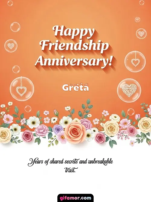 Happy friendship anniversary! III Greta