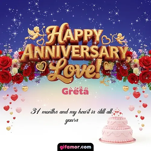 Happy one month anniversary, love! Greta