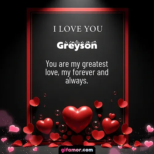 I love you I Greyson