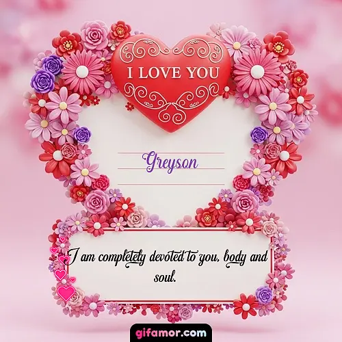 I Love You IX Greyson